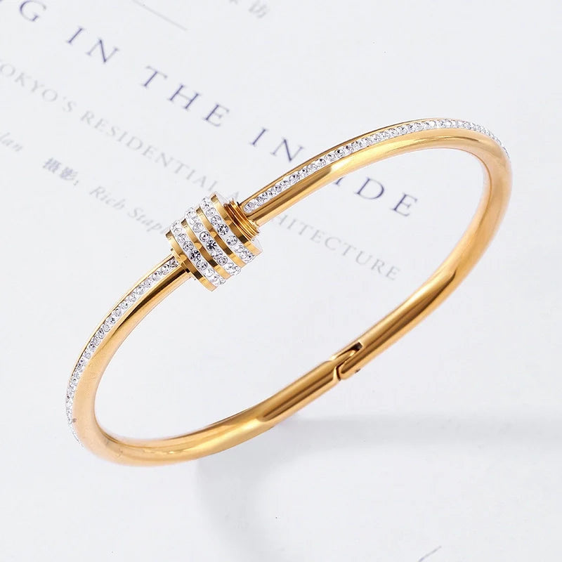 Armreif Oval Bling