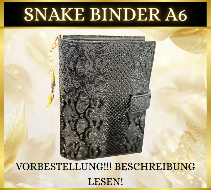 Luxury Snake Edition Binder A6