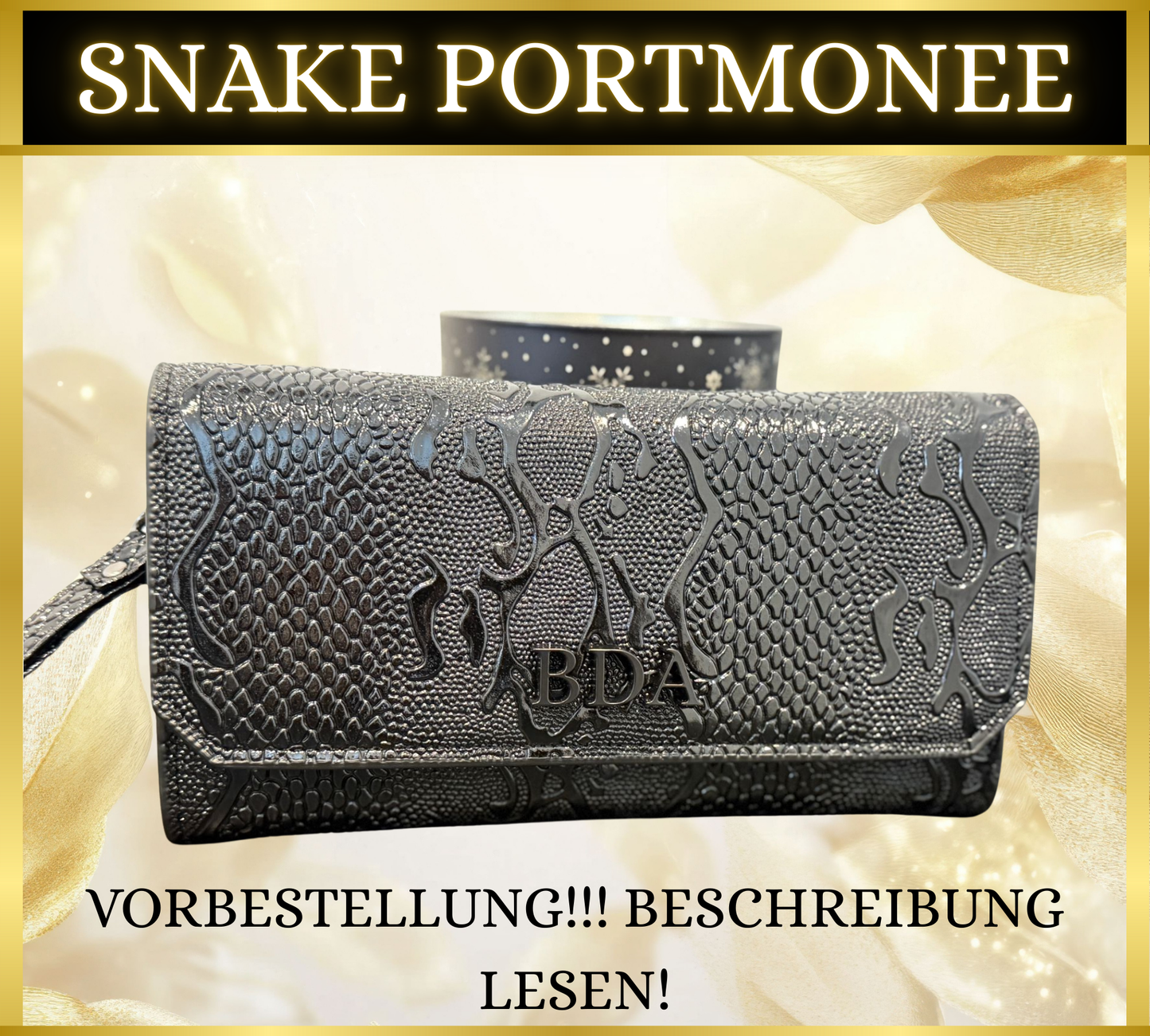 Luxury Snake Edition Portmonee