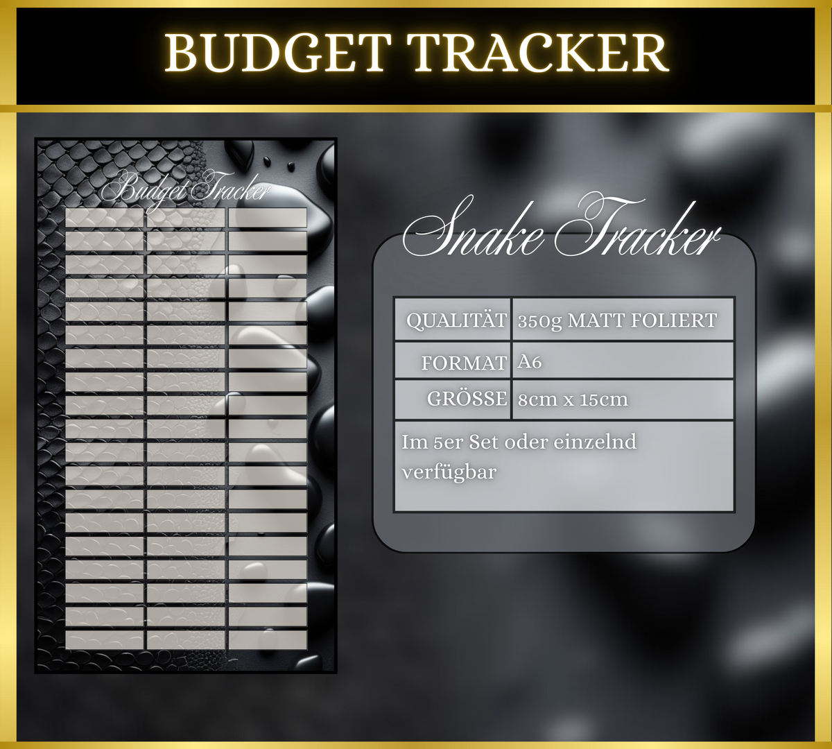 Snake Budget Tracker