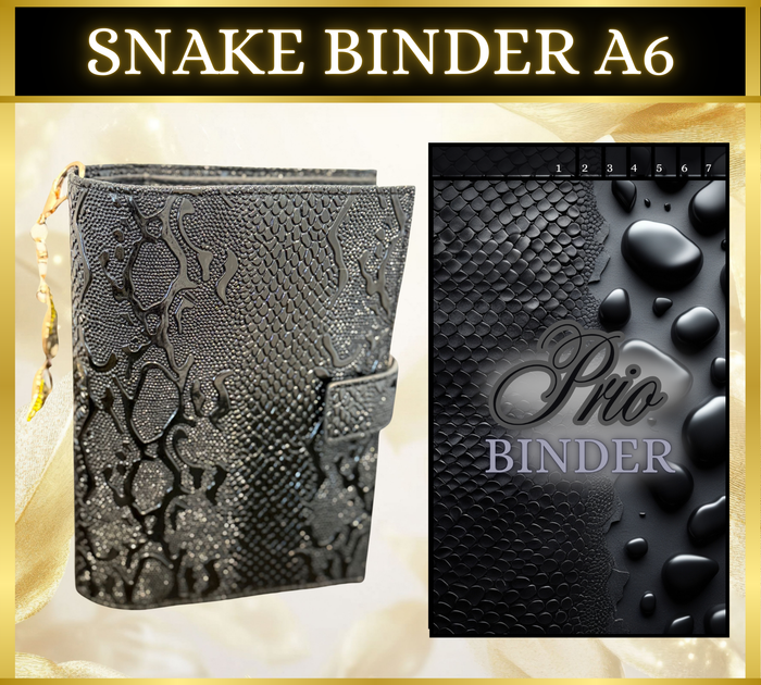 Luxury Snake Edition Binder A6 + Snake Prio Register (Bundle)