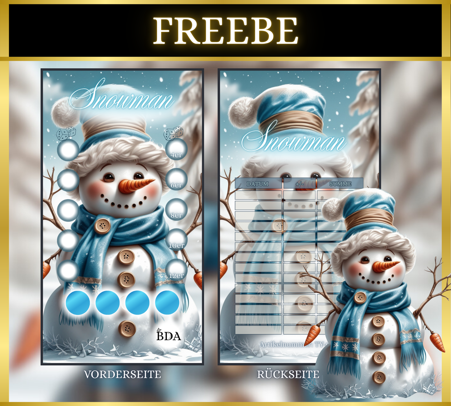 Snowman (Einzelchallenge)