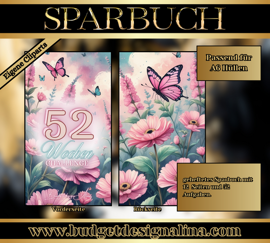 Sparbuch 52 Wochen Challenge