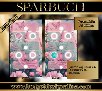 Sparbuch 52 Wochen Challenge
