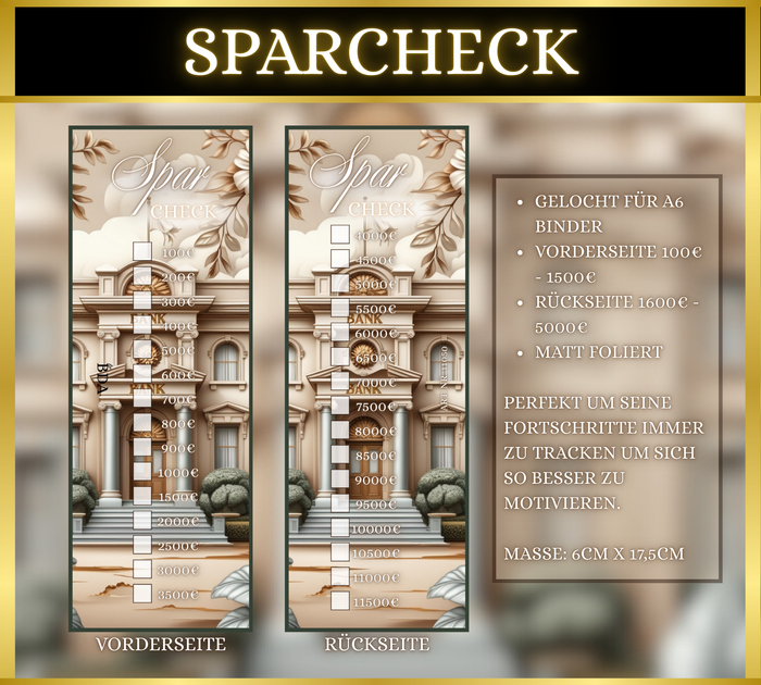 Sparcheck - Notgroschen