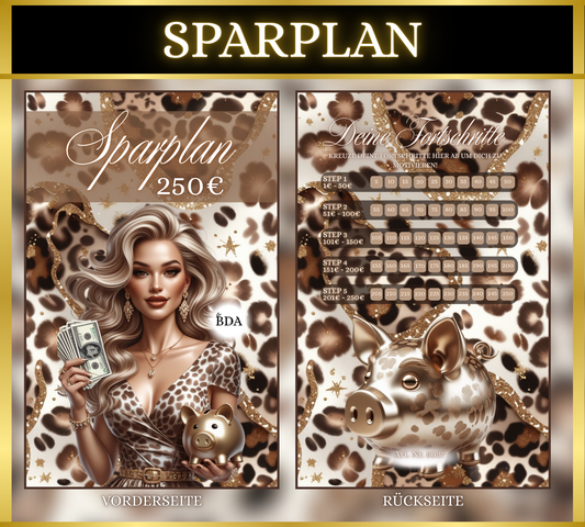 250€ Leo Sparplan (zum einheften)