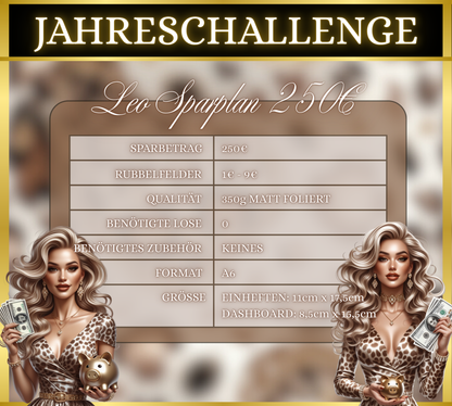 250€ Leo Sparplan (zum einheften)