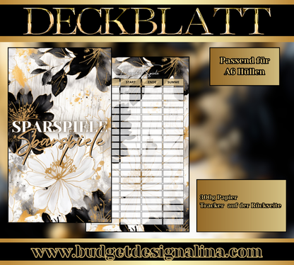 ABVERKAUF Deckblätter für deine Sparziele