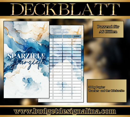 ABVERKAUF Deckblätter für deine Sparziele
