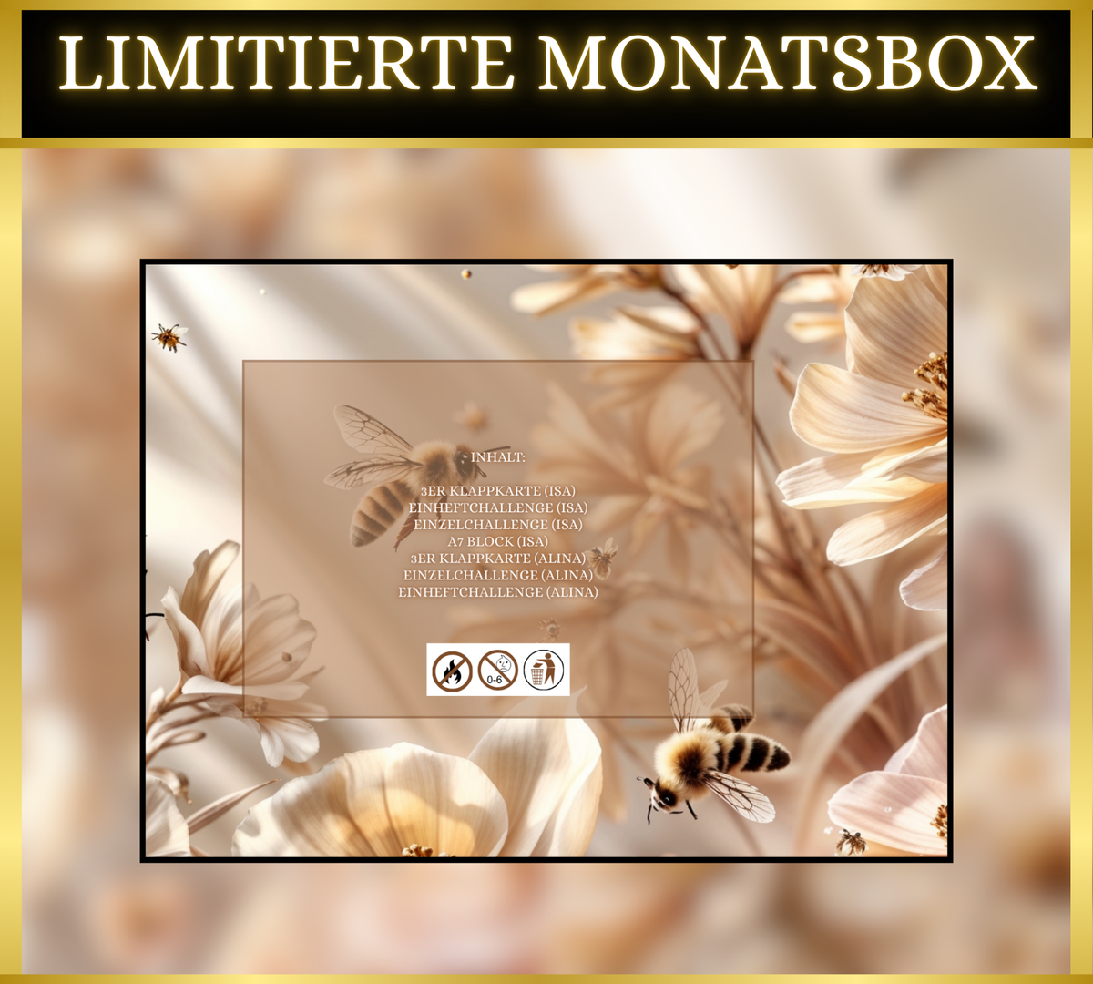 APRIL - Monatsbox ISALINA - Kooperation Isa Studio & BDA