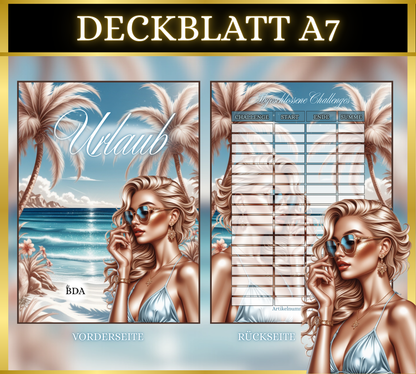 A7 Deckblatt MATT foliert - Urlaub