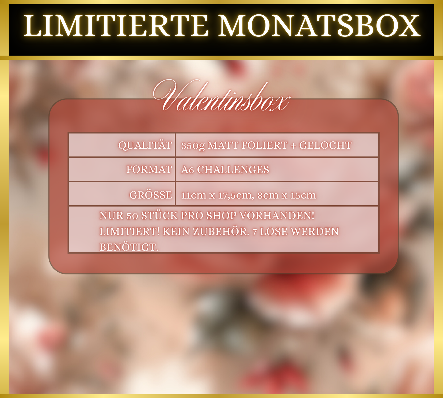 FEBRUAR - Monatsbox ISALINA - Kooperation Isa Studio & BDA