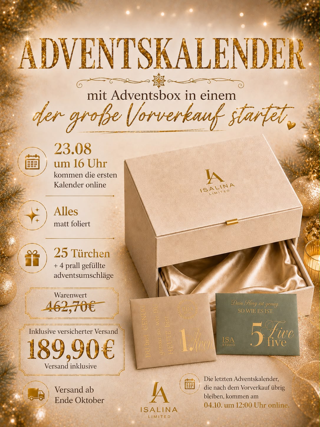 Adventskalender ISALINA - 2026