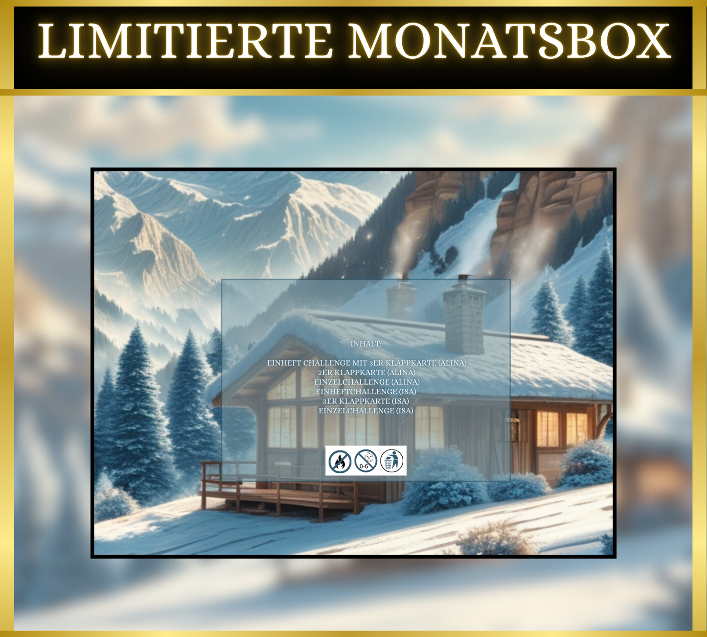 JANUAR - Monatsbox ISALINA - Kooperation Isa Studio & BDA
