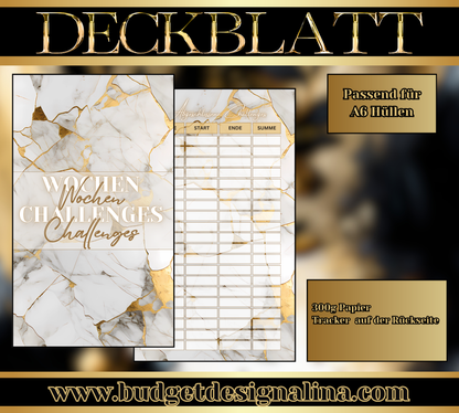 ABVERKAUF Deckblätter für deine Sparziele