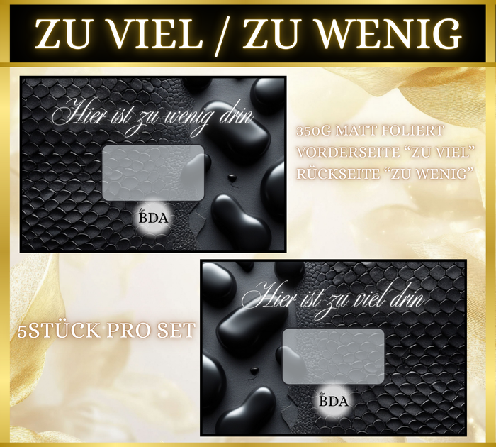 SNAKE - Zu viel - Zu wenig