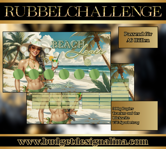 Beach Lover Rubbelchallenge