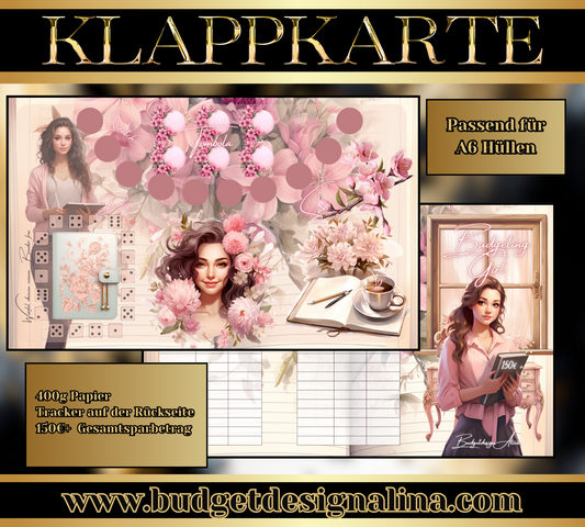 Budgeting Girl 3er Klappkarte
