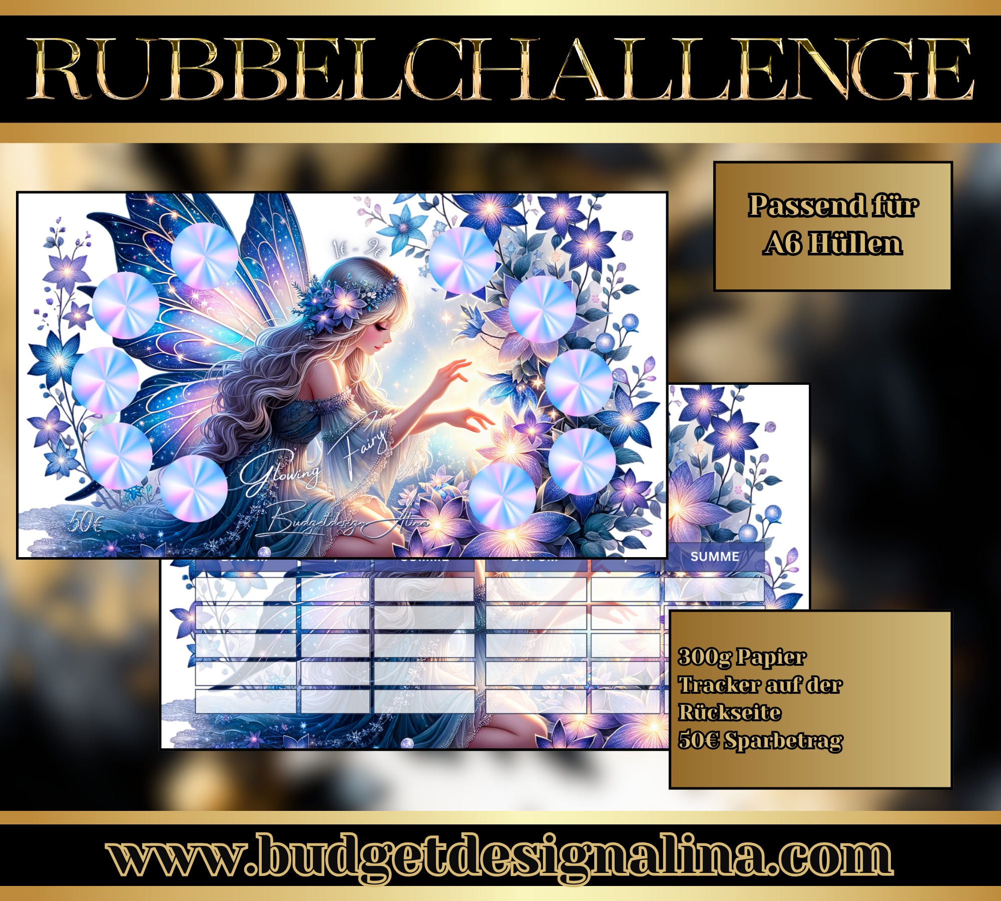 Glowing Fairy Rubbelchallenge