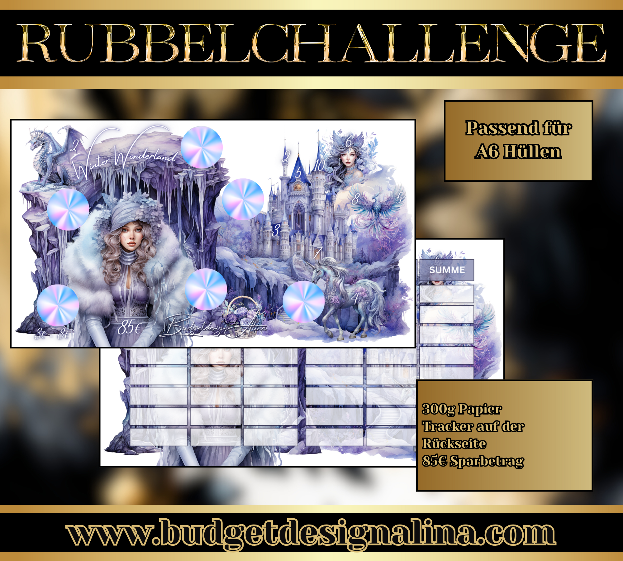 Winter Wonderland Rubbelchallenge